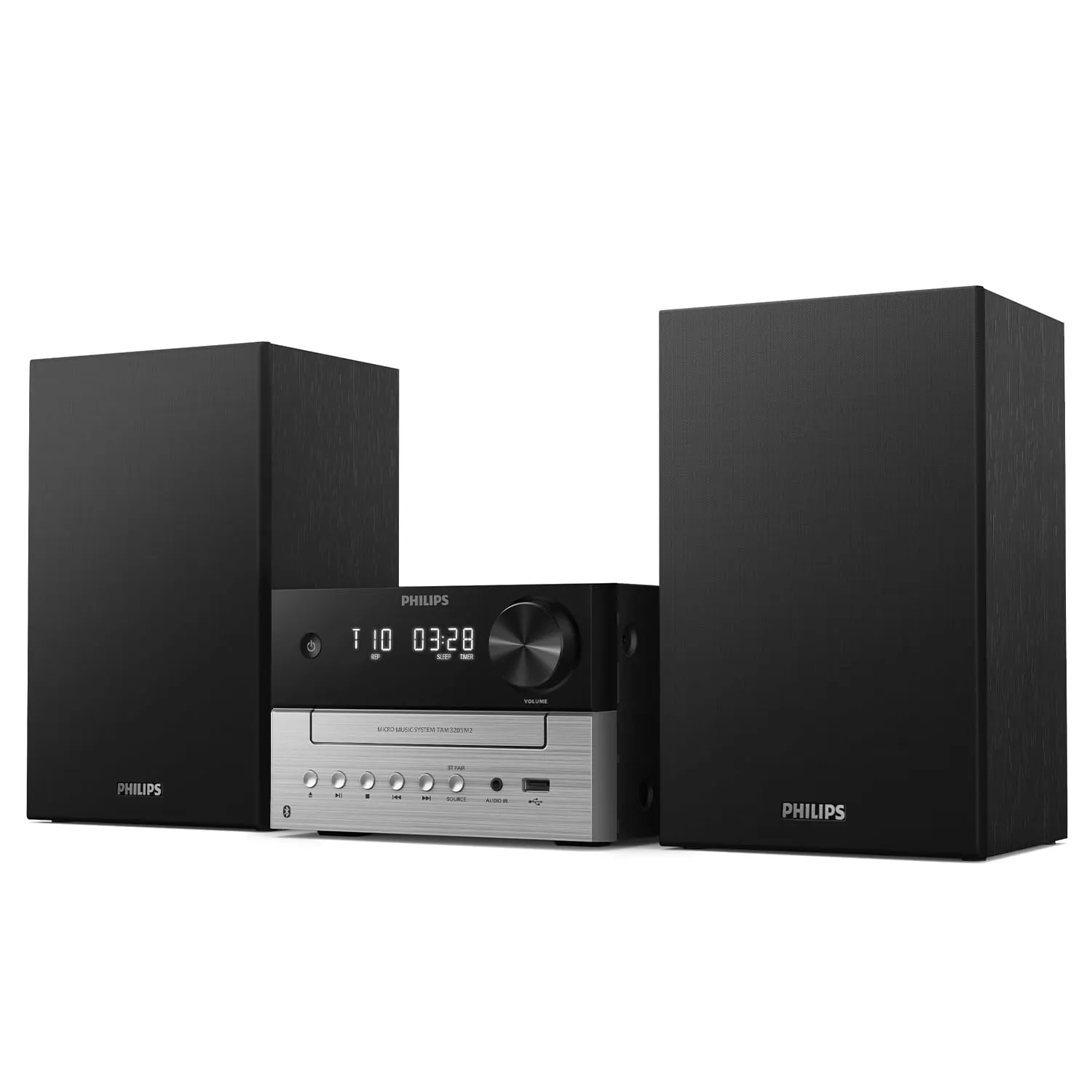 Philips TAM3505M2 Micro Sistema Musicale con Bluetooth, CD, USB, Radio FM/DAB Auracast