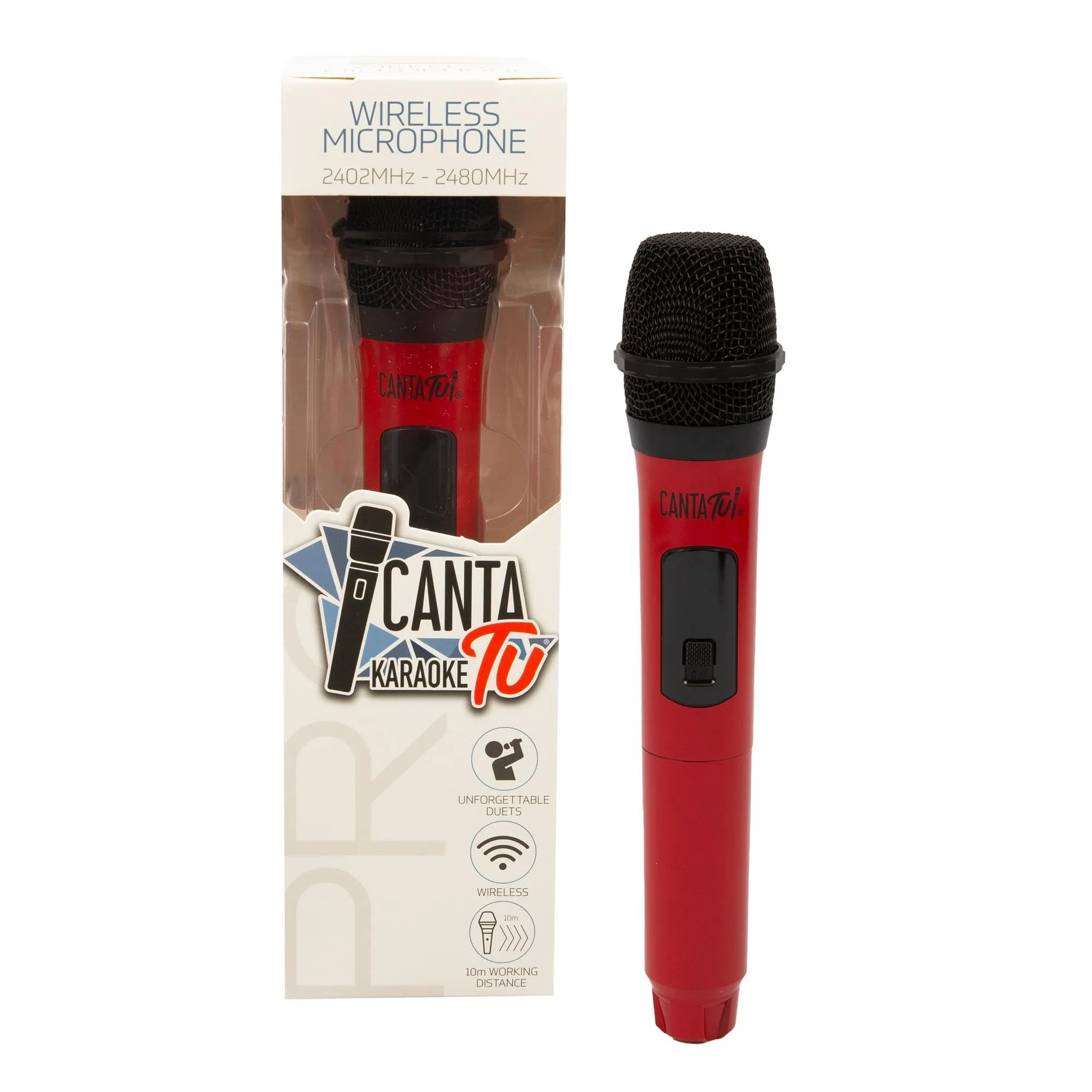 Microfono Wireless Canta Tu PRO 2023 - Rosso