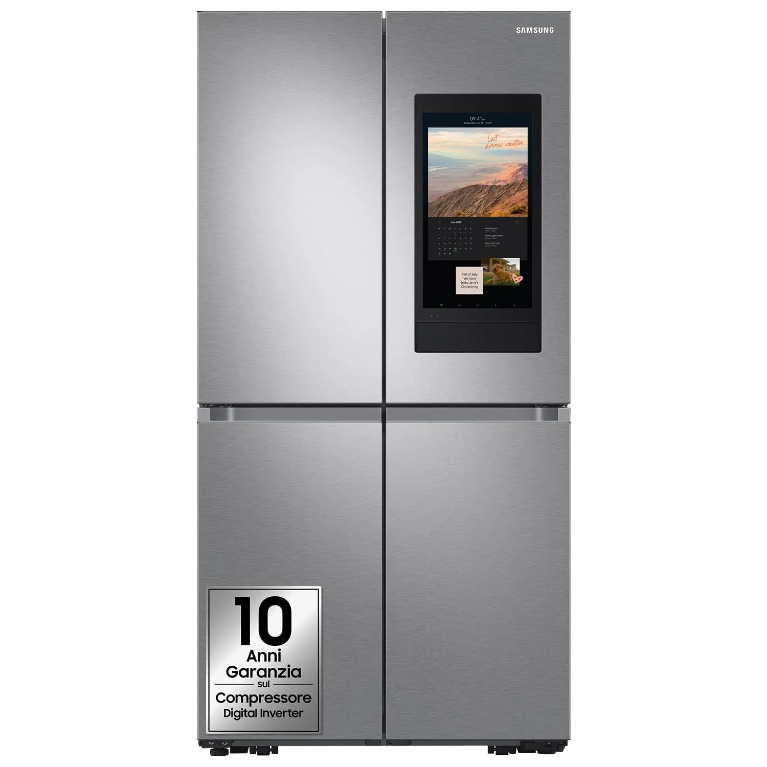 Samsung Frigorifero a 4 Porte Family Hub AI RF65DG9H0ESR/EF