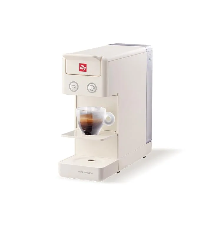 Illy Caffè Y3.3 Bianca Iperespresso - Macchina da Caffè Espresso e Americano