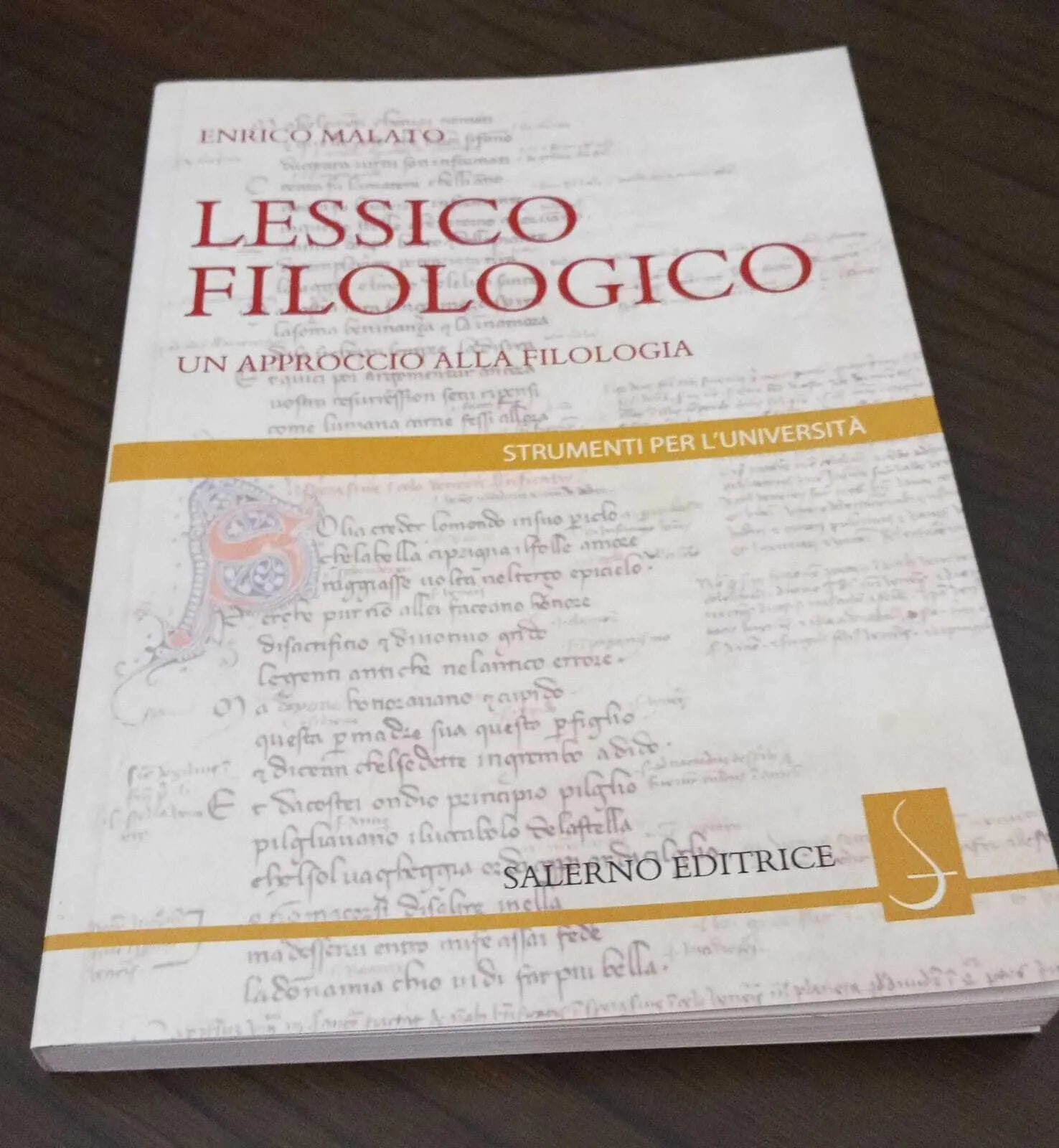 Lessico filologico. Un approccio alla filologia