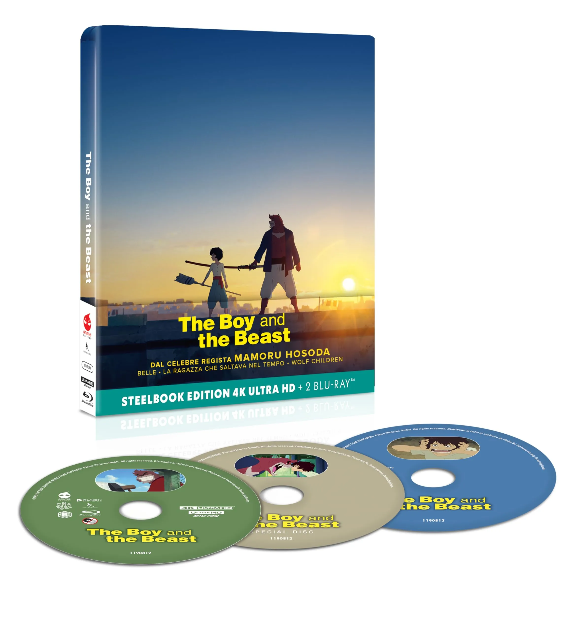 The Boy and The Beast (4K UHD + Blu-ray) (Steelbook Edition)