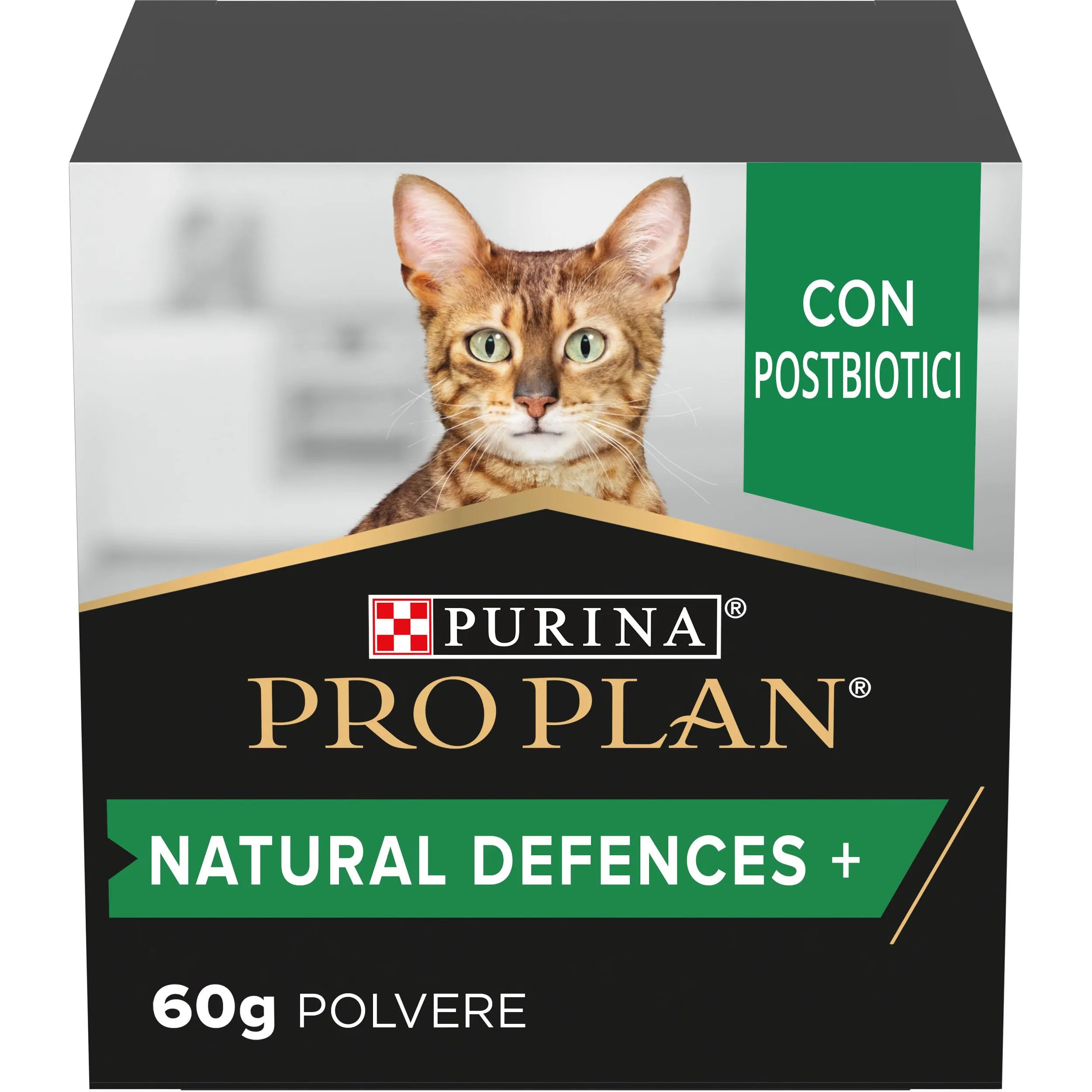 PURINA PRO PLAN Natural Defences + Supplements per Gatti Adulti - Supporto Immunitario con Postbiotici