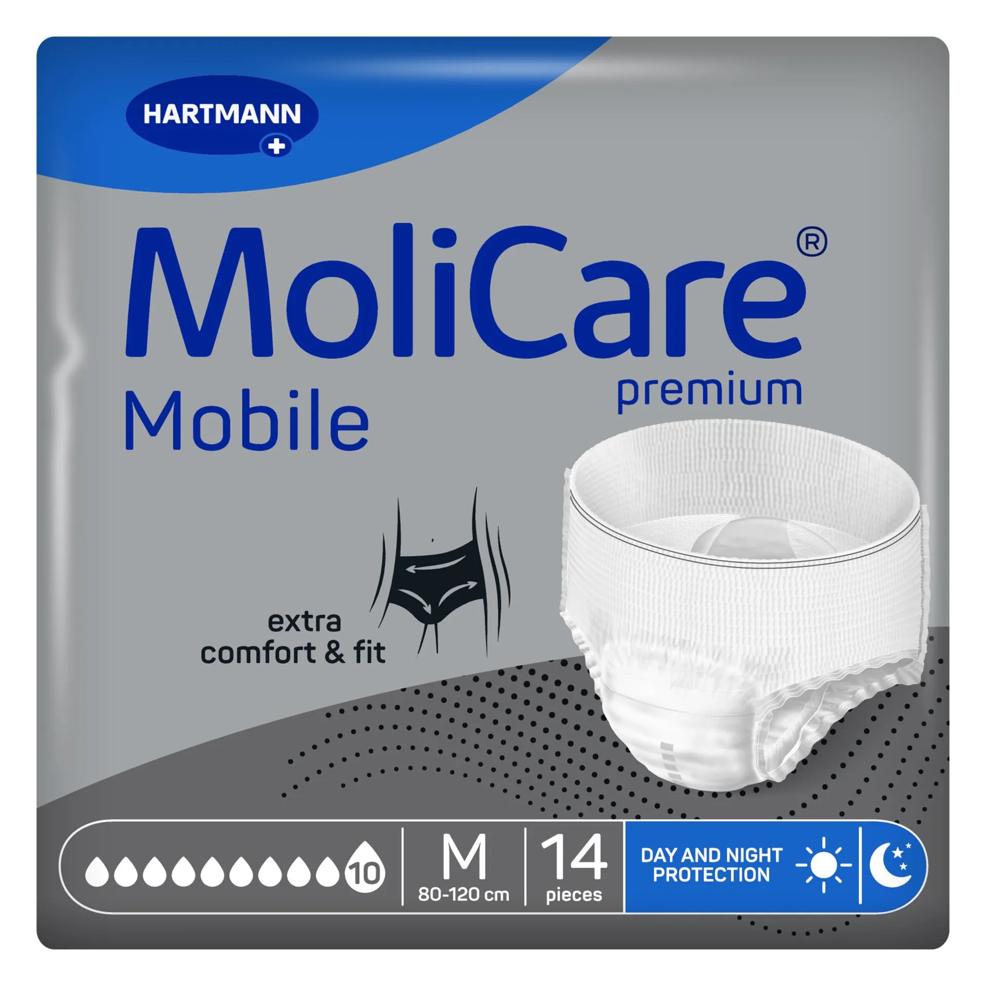 MoliCare Premium Mobile 10 Gocce Taglia M, 14 Pezzi