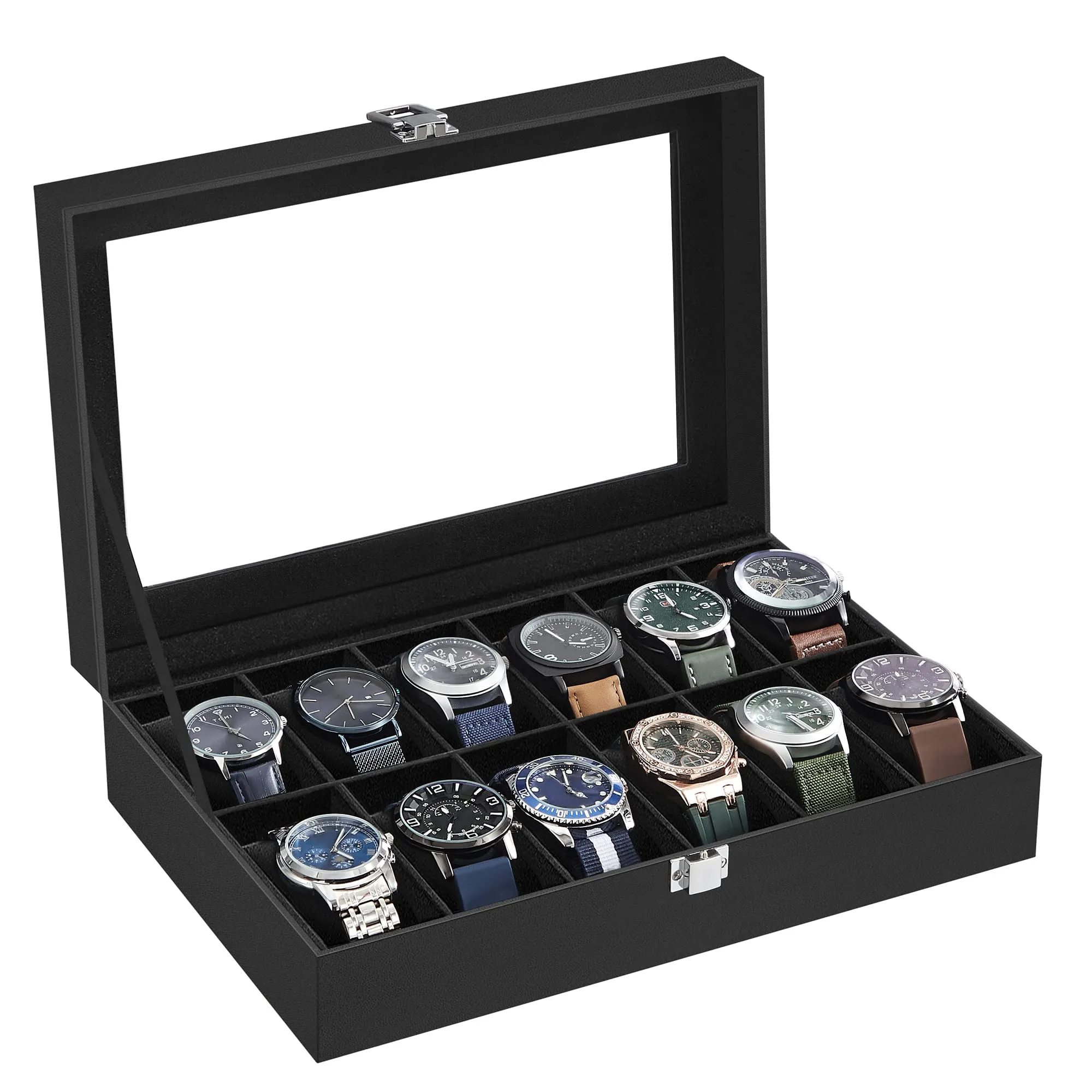 SONGMICS Porta Orologi a 12 Posti JWB12B