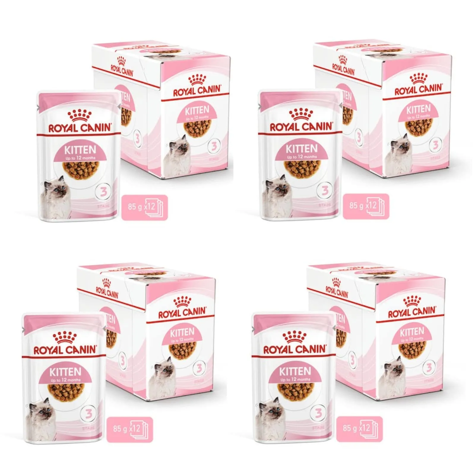 Royal Canin Kitten in Salsa - 12 x 85 g: Alimento umido per gattini in crescita