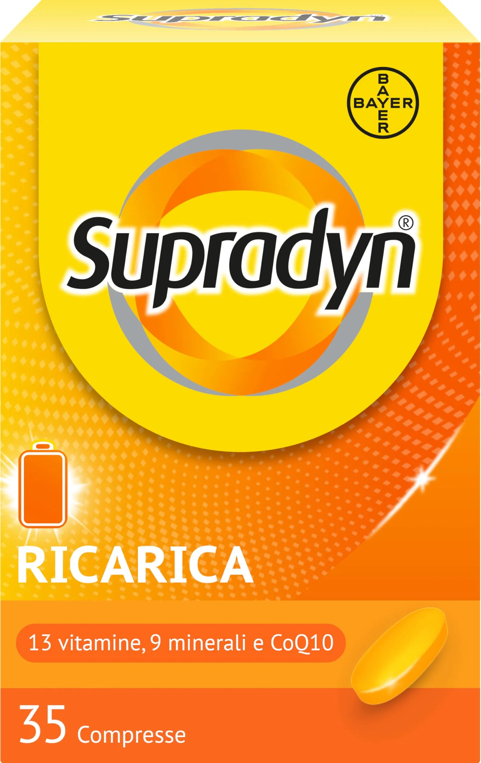 Supradyn Ricarica - Integratore Multivitaminico Completo per Adulti - 35 Compresse