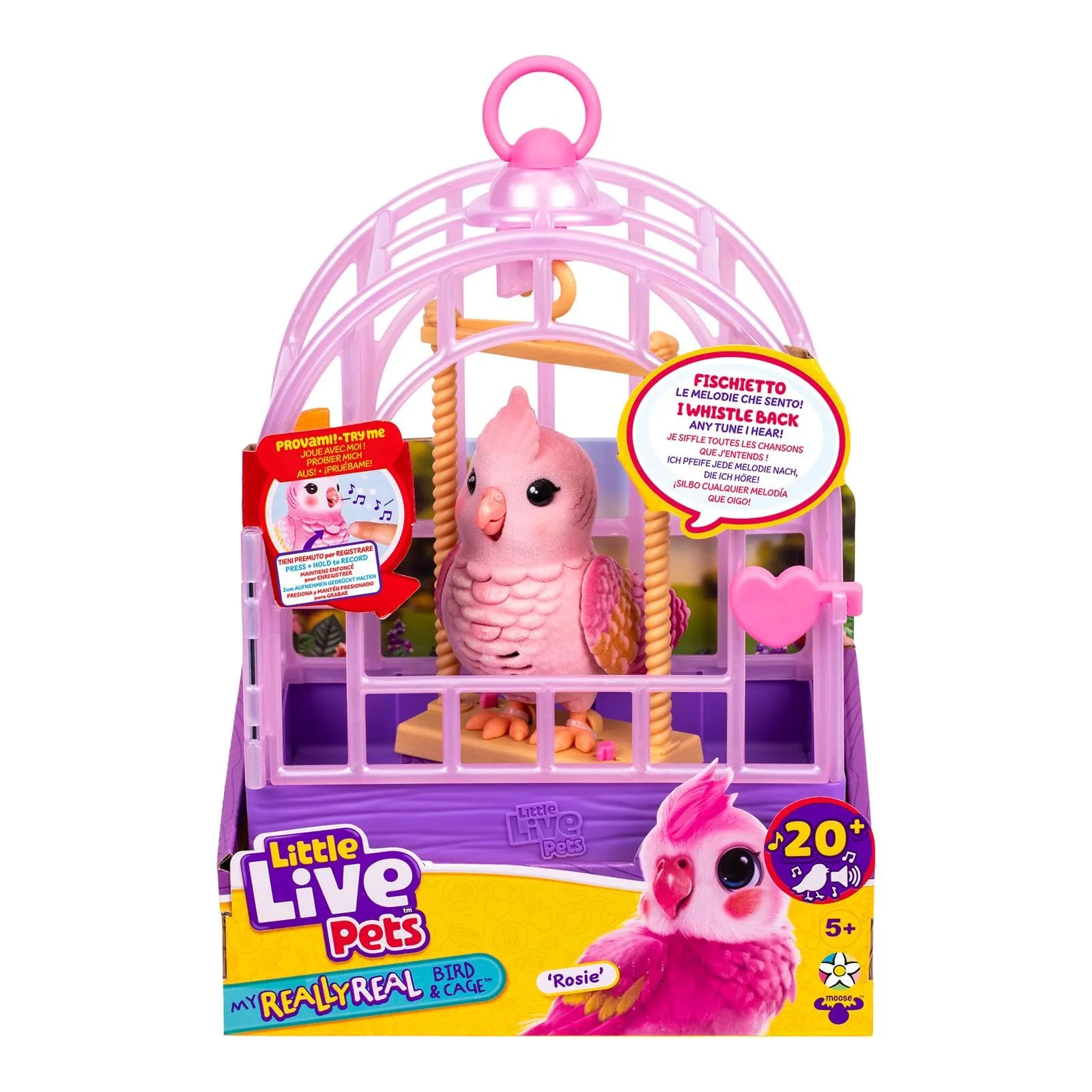 Little Live Pets My Really Real Rosie - Pappagallino Interattivo