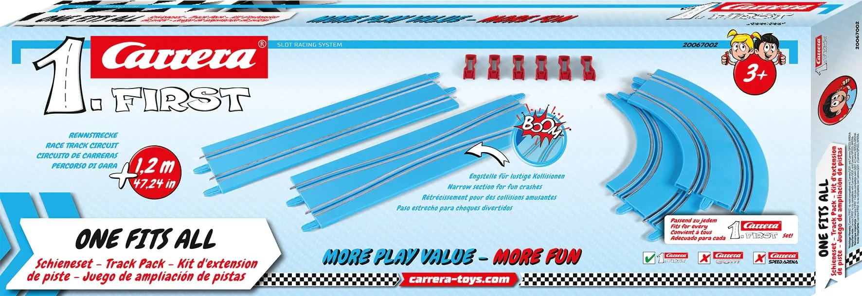 Carrera First - Track Pack "One fits All"