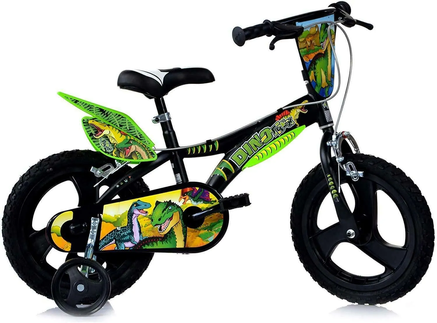 DINO BIKES Bicicletta 16 Pollici Dinosauri