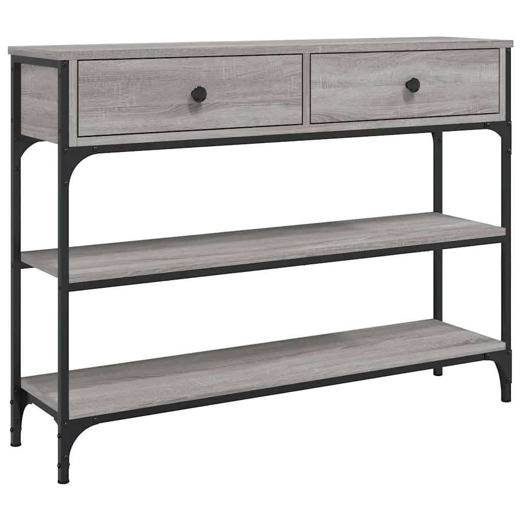vidaXL Tavolo Consolle Rovere Sonoma