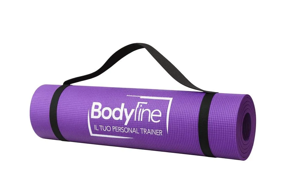 Bodyline Materassino Fitness Yoga Pilates con Elastici e Tracolla