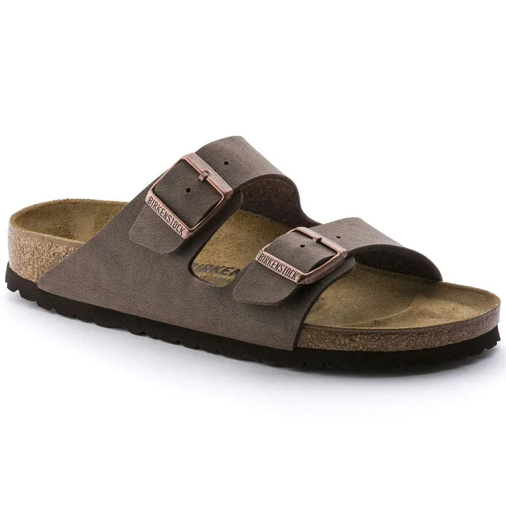 Sandali Birkenstock Arizona Birko-Flor Nubuck Marrone