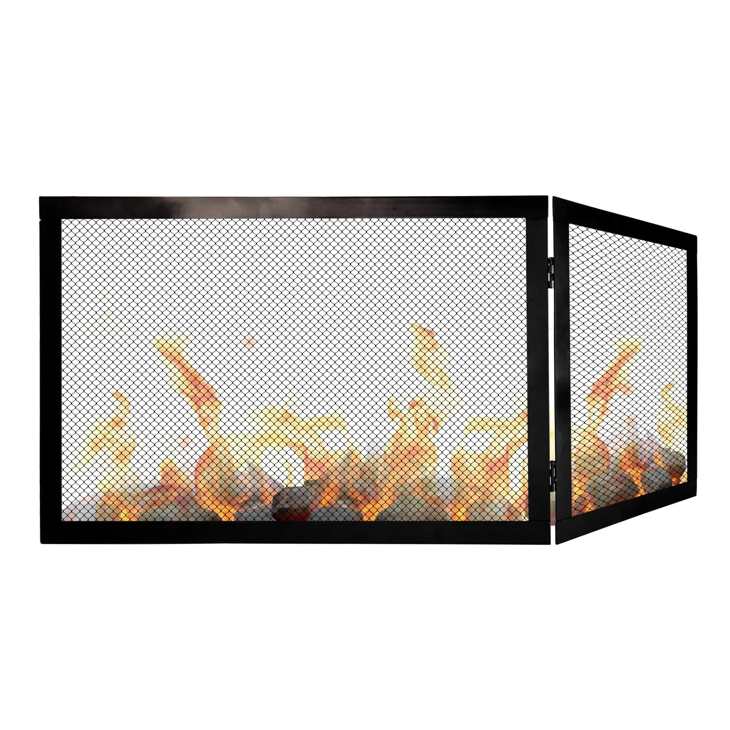 Parascintille Camino Angolare Reversibile DOLOMITE 80x50x50 cm