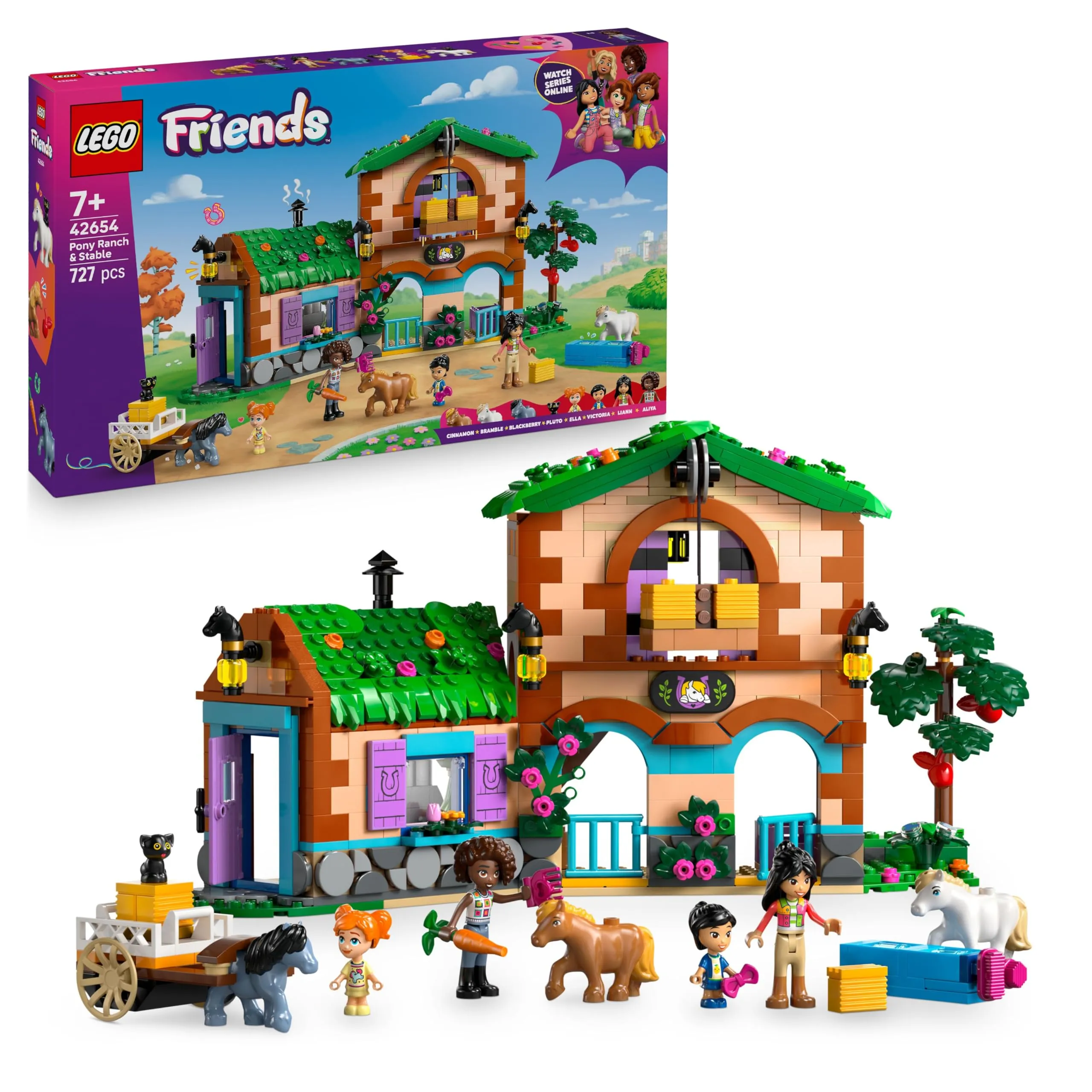 LEGO Friends Ranch e Scuderia dei Pony Giocattolo 42654