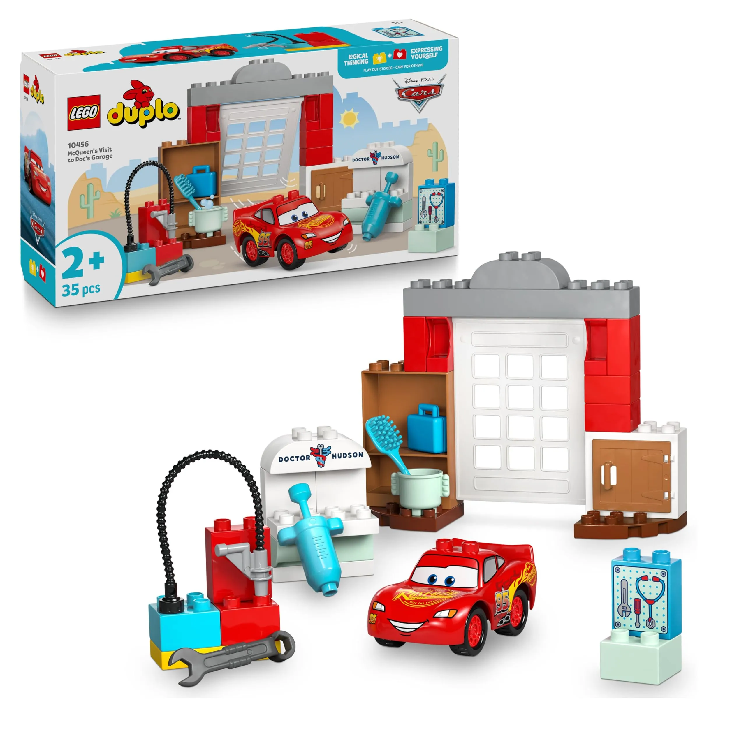 LEGO DUPLO Disney e Pixar La Visita di McQueen all’Officina di Doc 10456