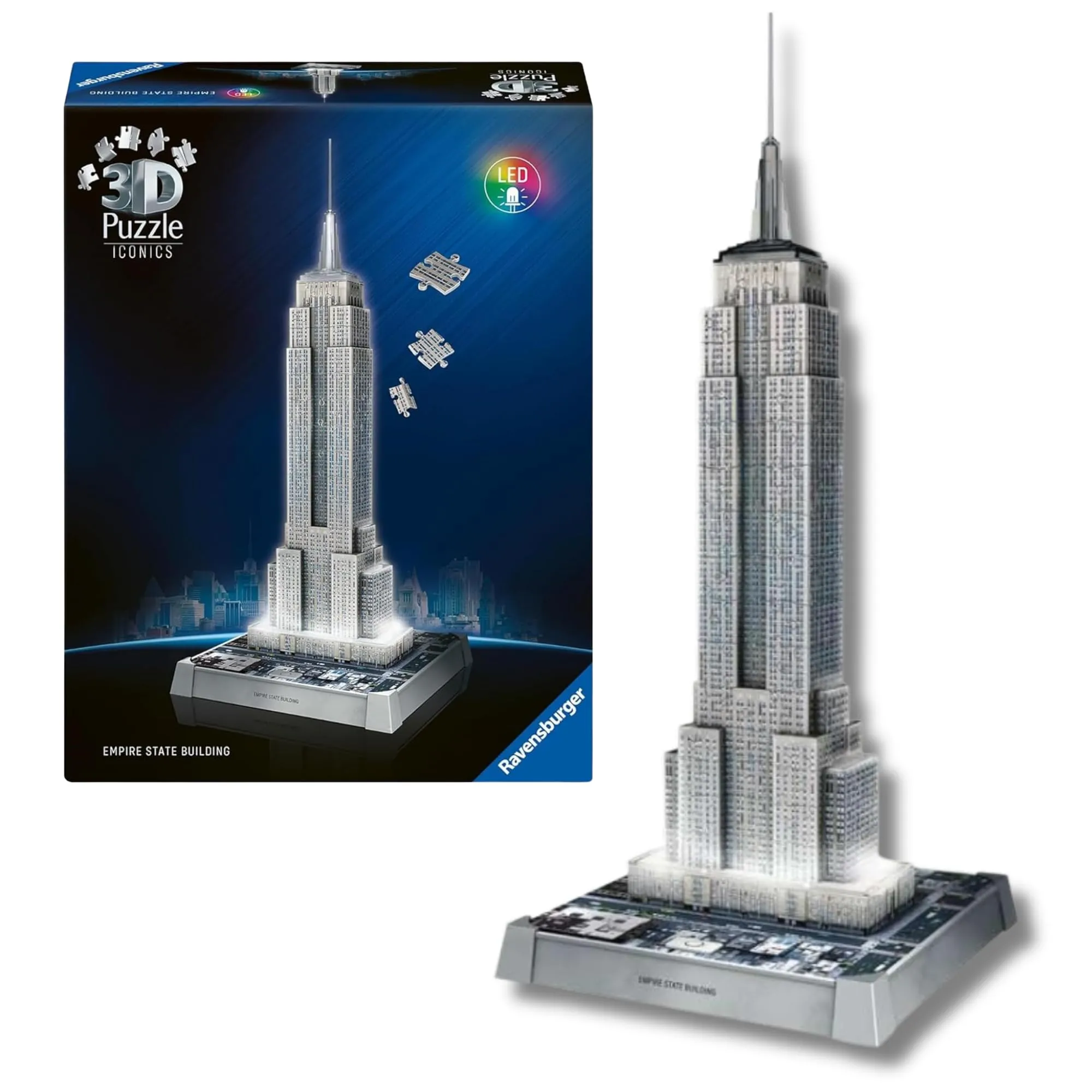 Ravensburger - Puzzle 3D Iconics Empire State Building LED