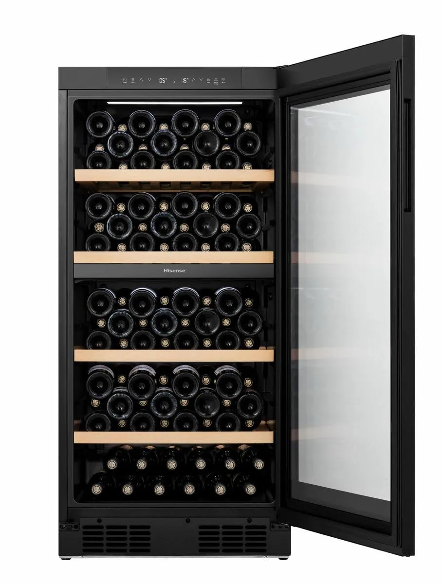 Hisense RW3N230GELF Cantinetta Vino 108 Bottiglie Classe F Nera