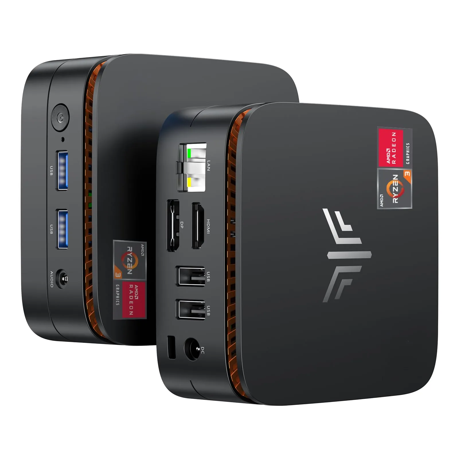 NiPoGi Mini PC Mini Computer 8GB DDR4 + 256GB M.2 SSD, AK1Plus