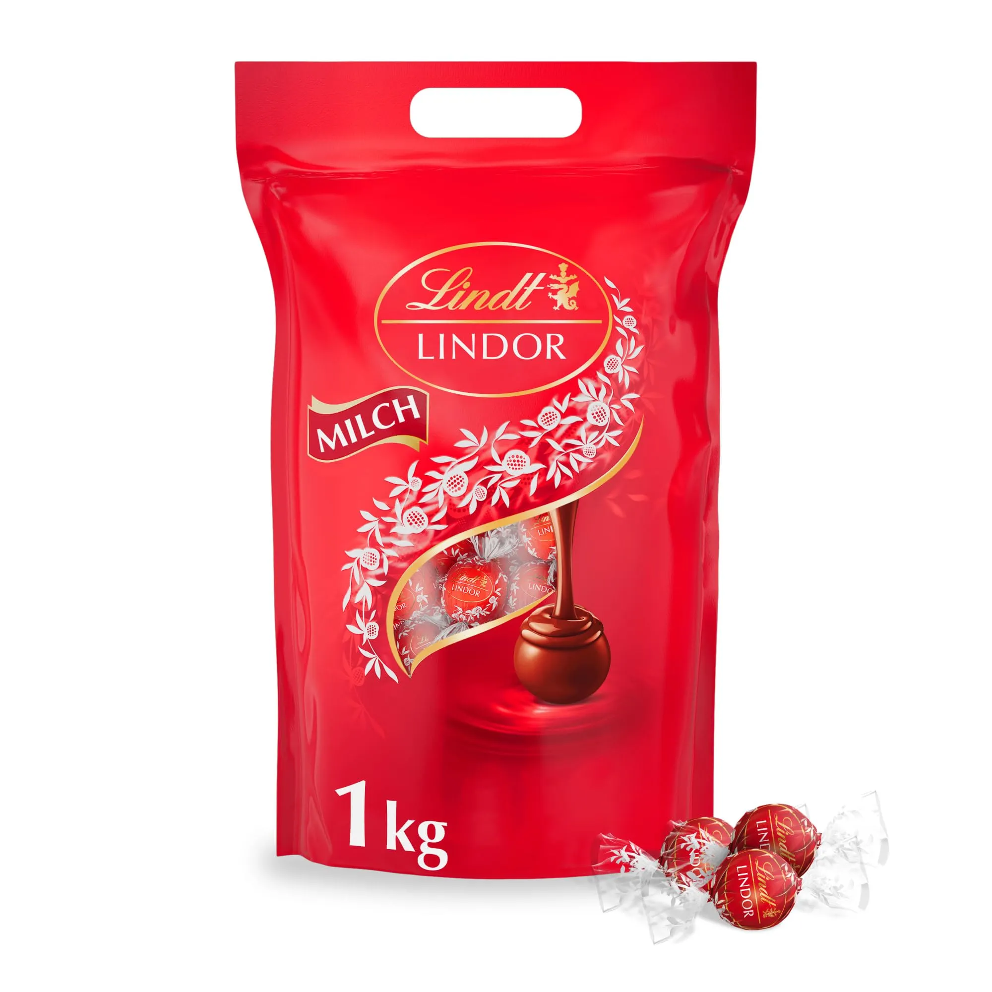 Lindt LINDOR Cioccolato al Latte - Maxi Formato 1kg
