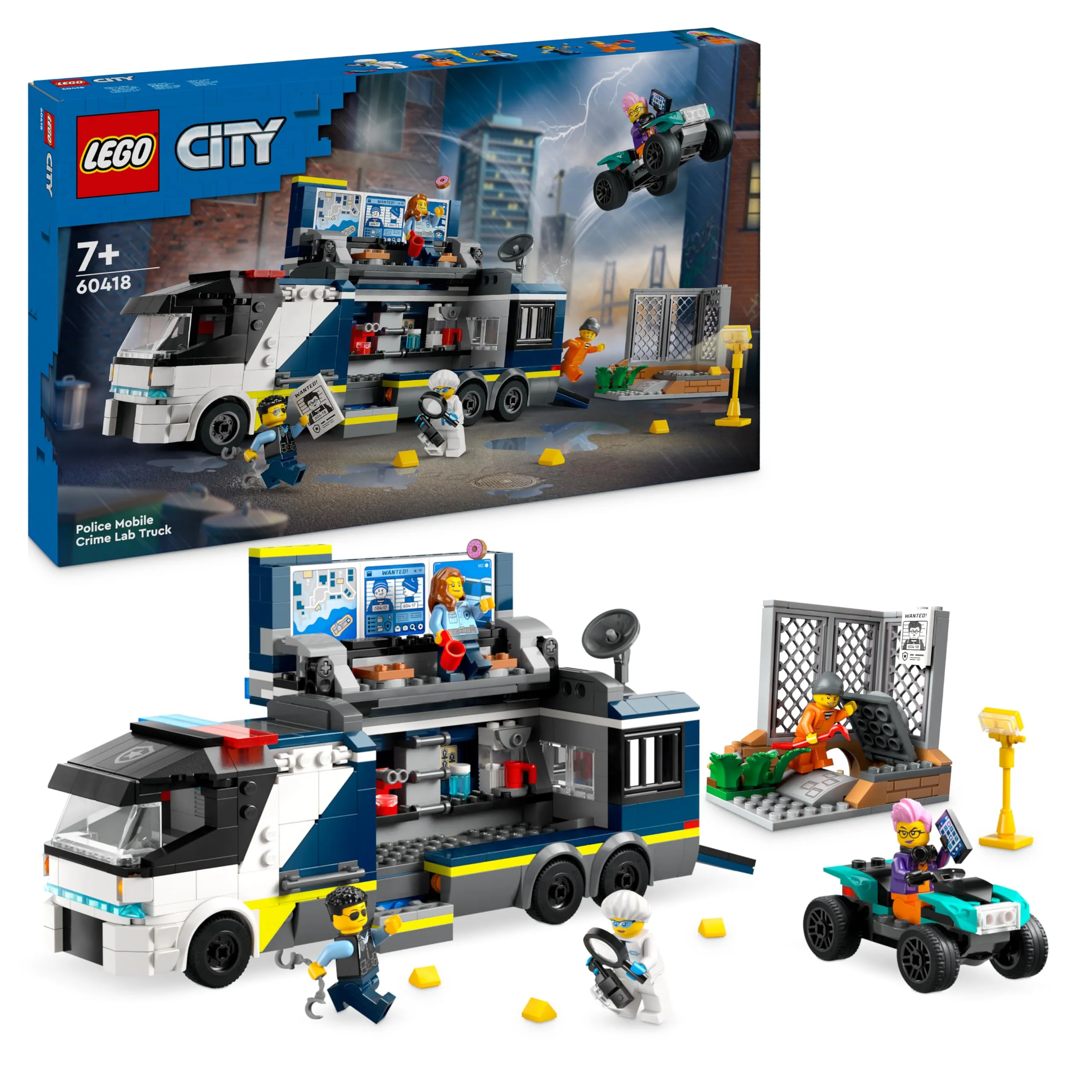 LEGO City Camion Laboratorio Mobile della Polizia 60418