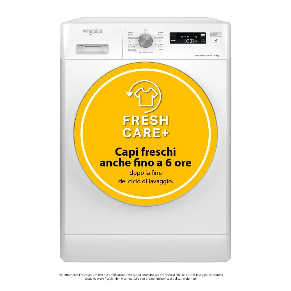 Whirlpool Lavatrice a Libera Installazione a Carica Frontale