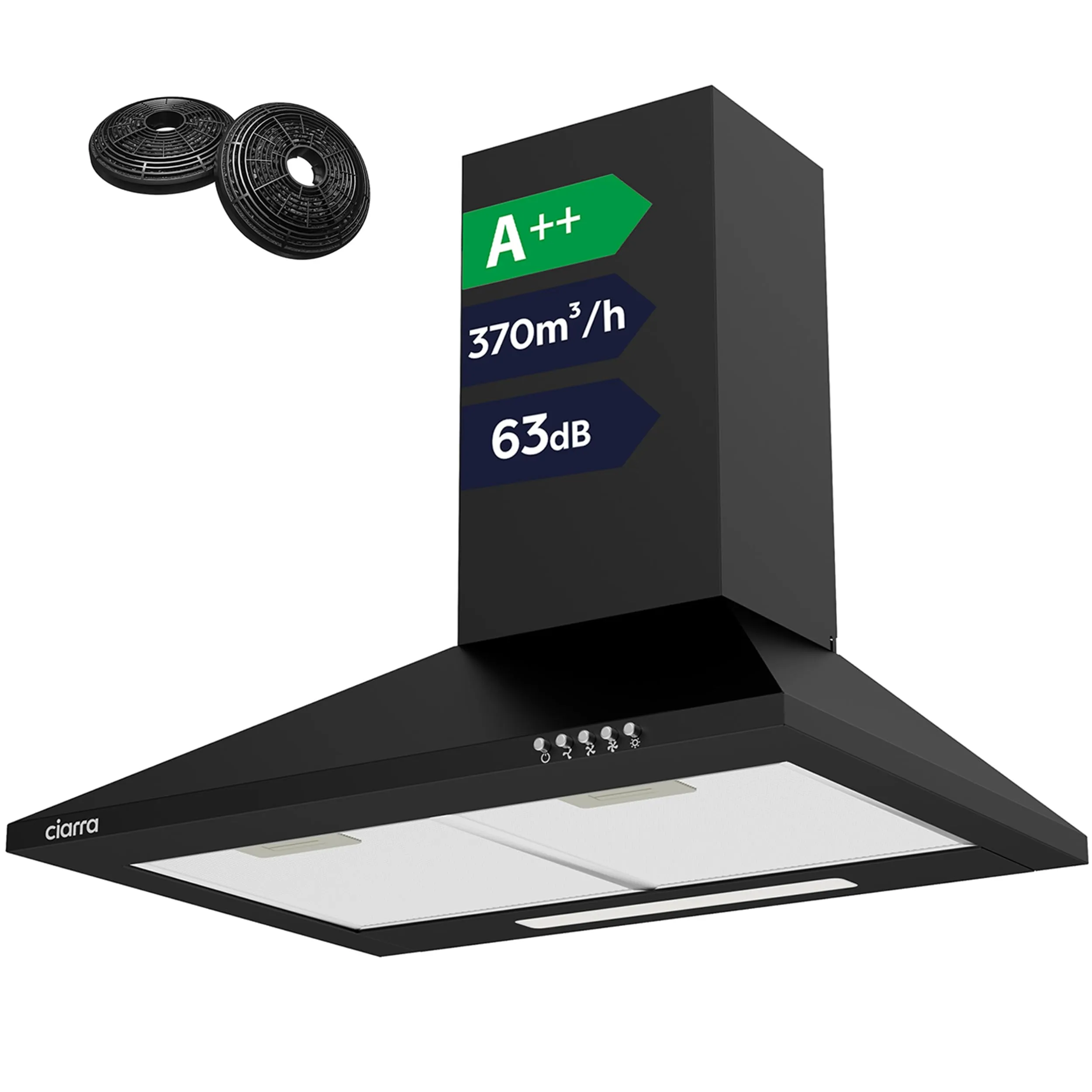 Cappa Aspirante CIARRA CBCB6201 60 cm - Efficienza Energetica A++