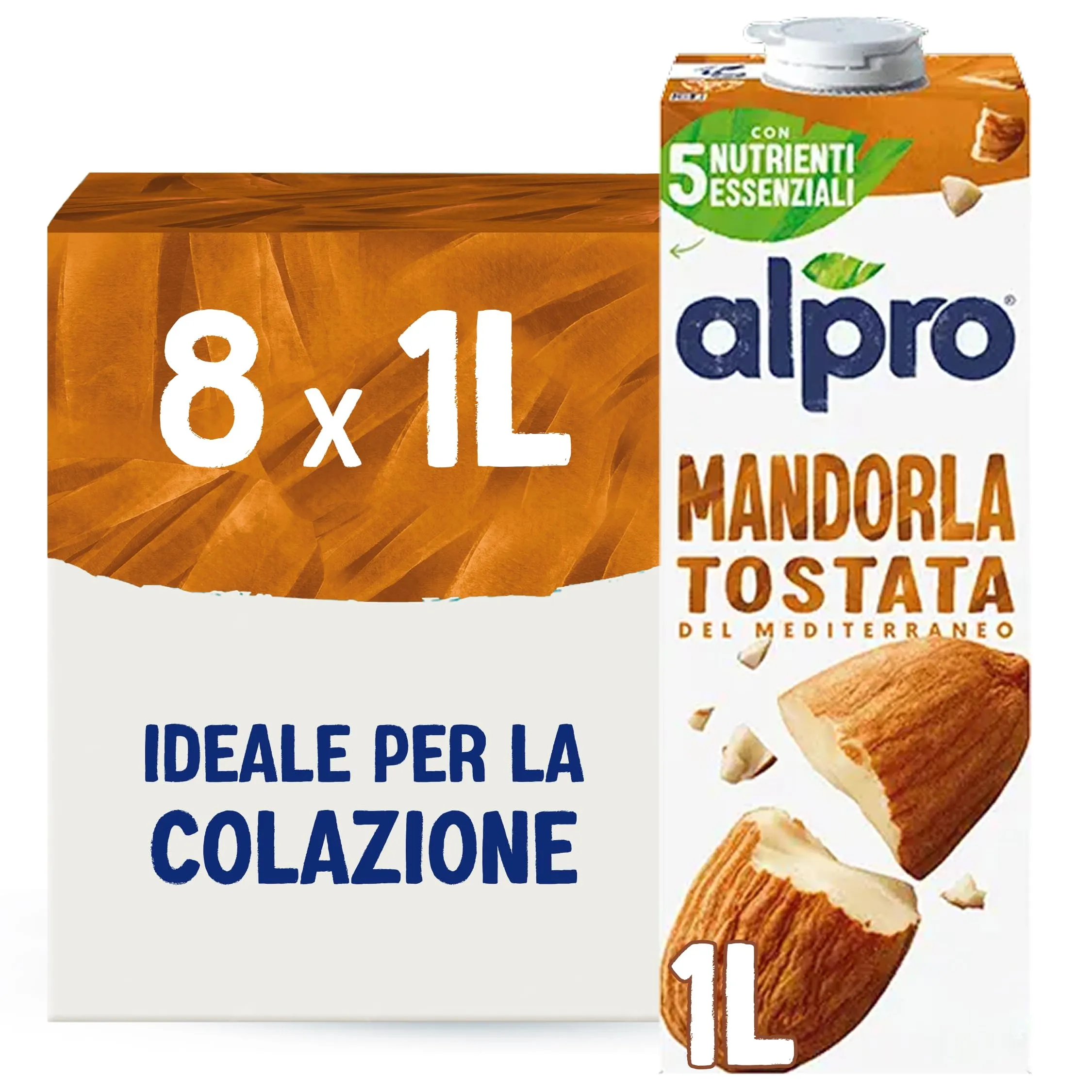 Alpro Classico Bevanda alla Mandorla 1L (8 confezioni)