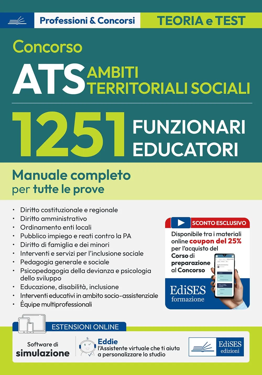 Concorso 1251 Funzionari Educatori e Pedagogisti ATS: Manuale Completo per Tutte le Prove