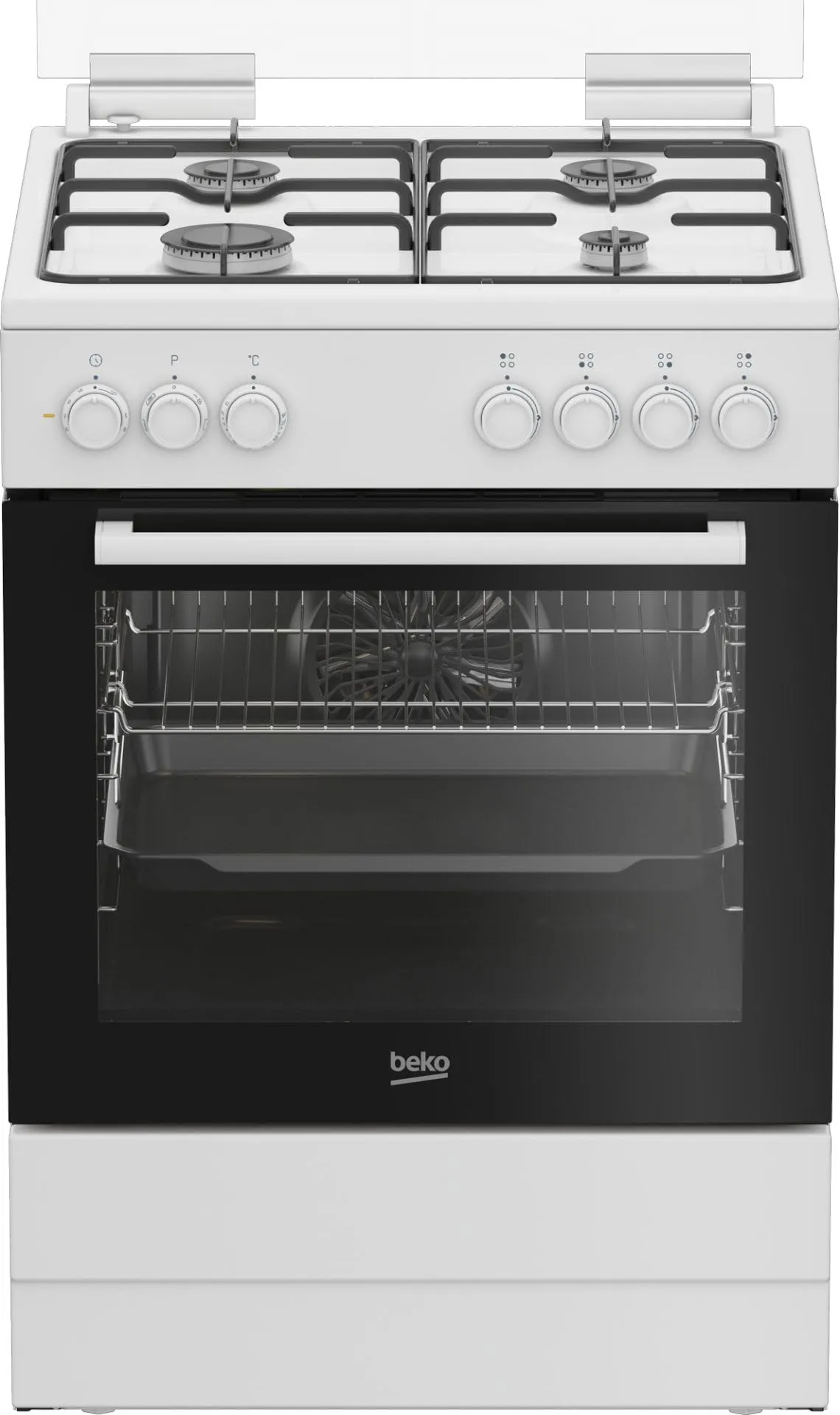 Cucina a Gas con Forno Elettrico Beko FBE62011WC