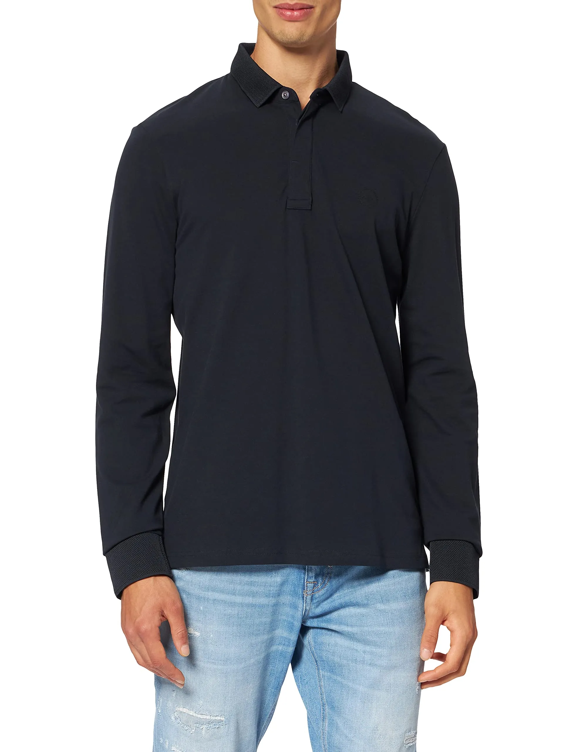 Polo Uomo Armani Exchange Blu Navy 8NZF79 ZJ81Z 1506