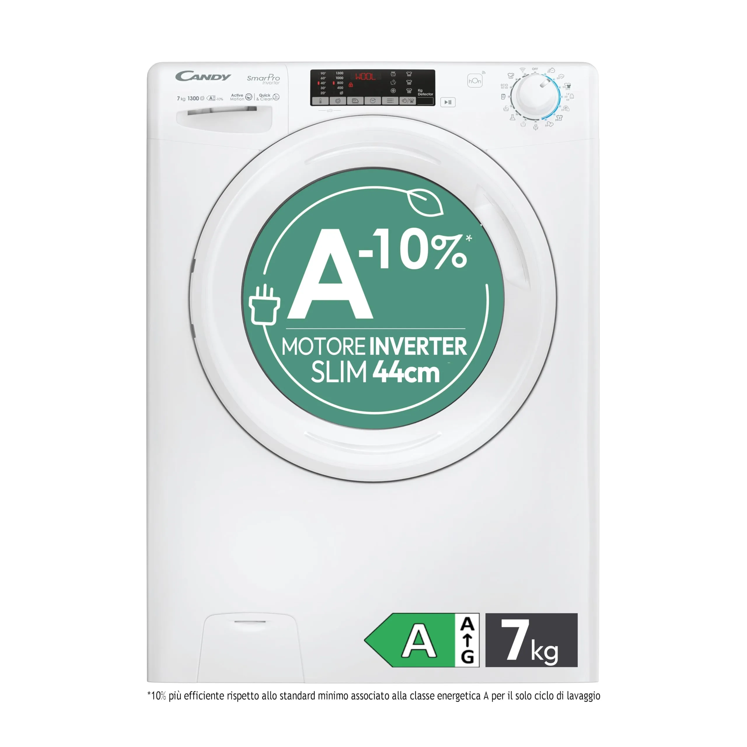 Candy Smart Pro Inverter Lavatrice Slim 7 Kg Bianca
