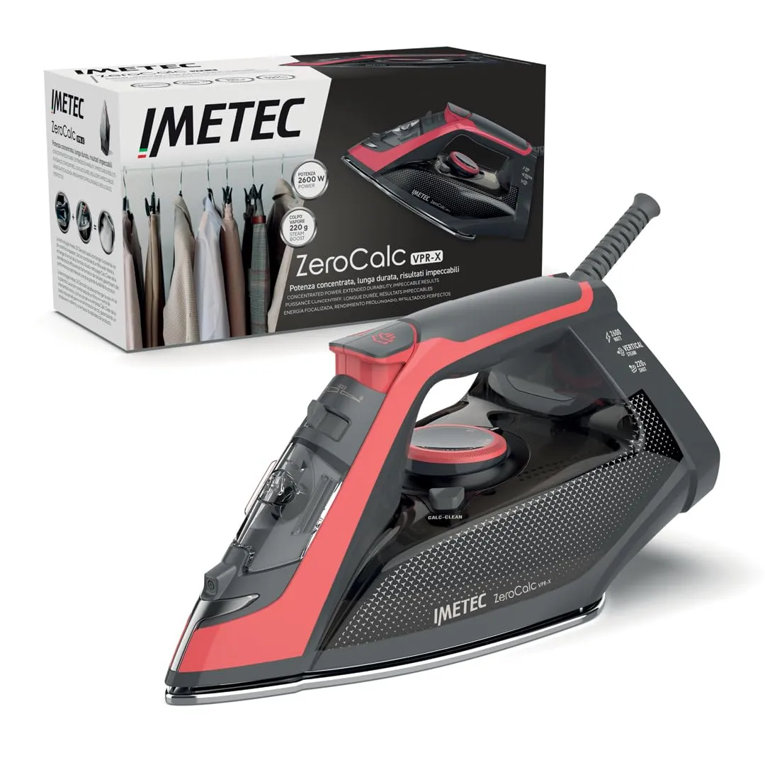 Imetec Zerocalc VPR-X: Ferro da Stiro a Vapore Potente e Leggero