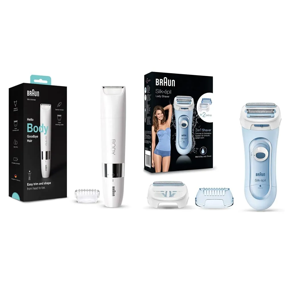 Braun Face Spa BS1000 e Rasoio Viso Donna: Kit Completo per una Pelle Liscia e Perfetta