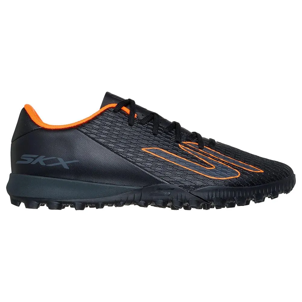 Skechers SKX_2 Club TF Scarpe da Calcetto Nero/Arancio