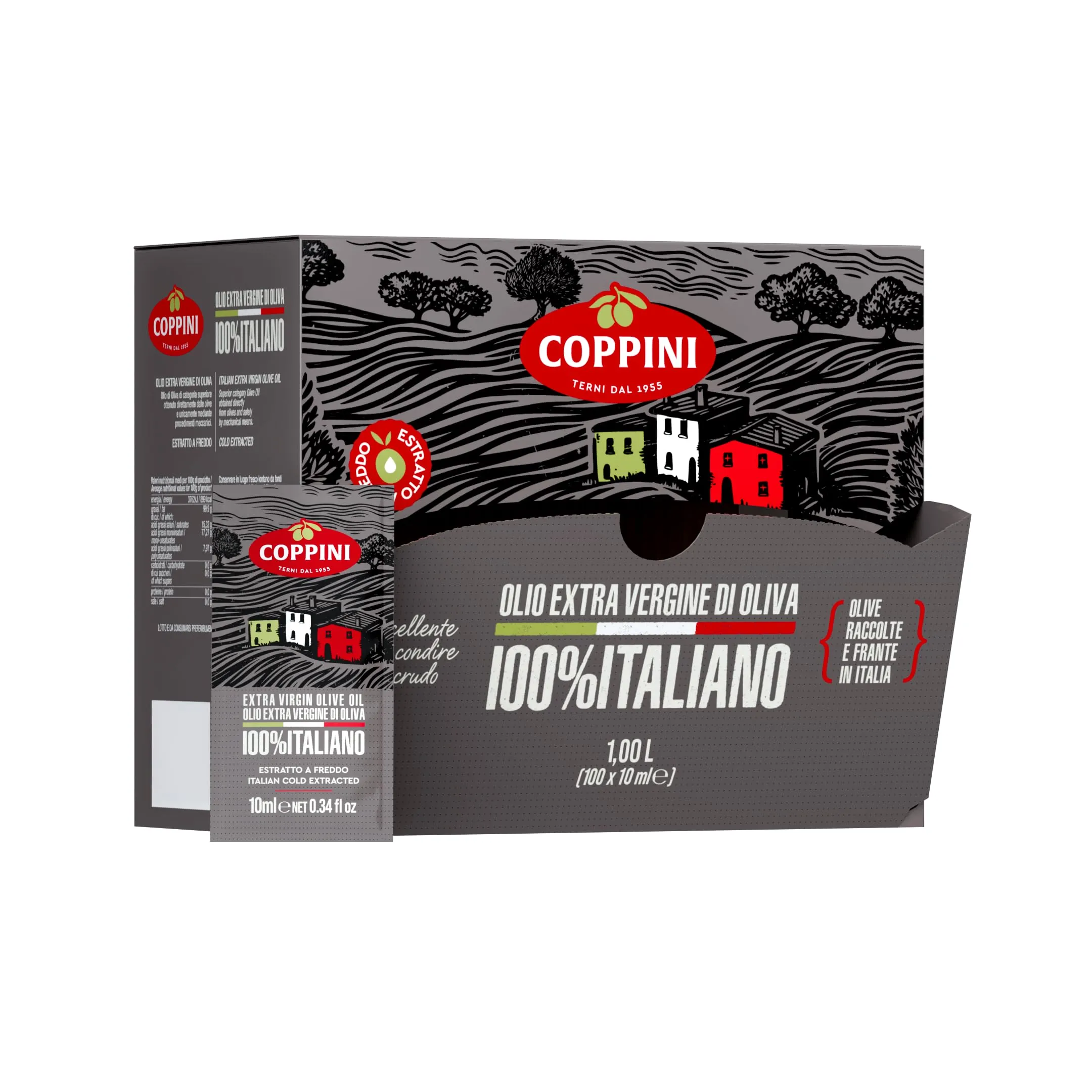Olio Extra Vergine di Oliva Coppini Monodose - 100% Italiano