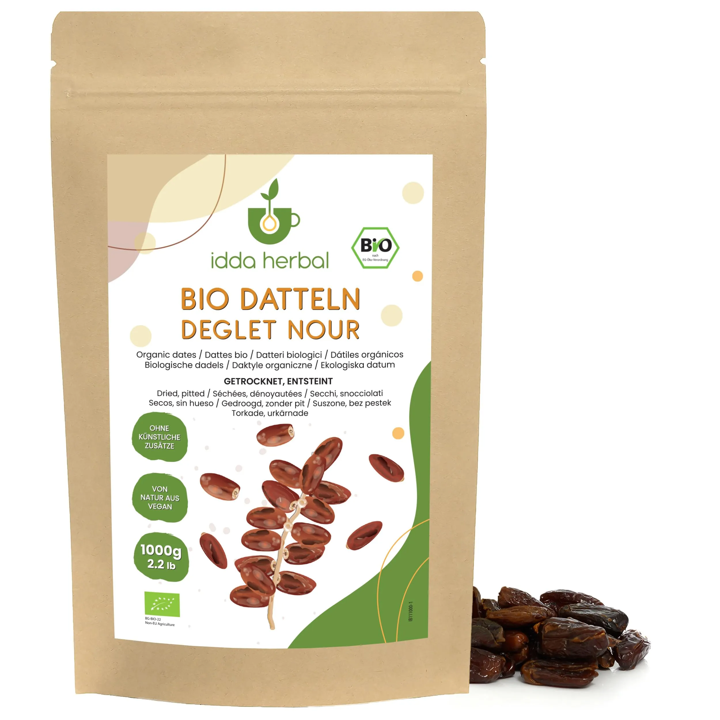 Datteri Biologici Denocciolati - 1kg di Pura Dolcezza Naturale