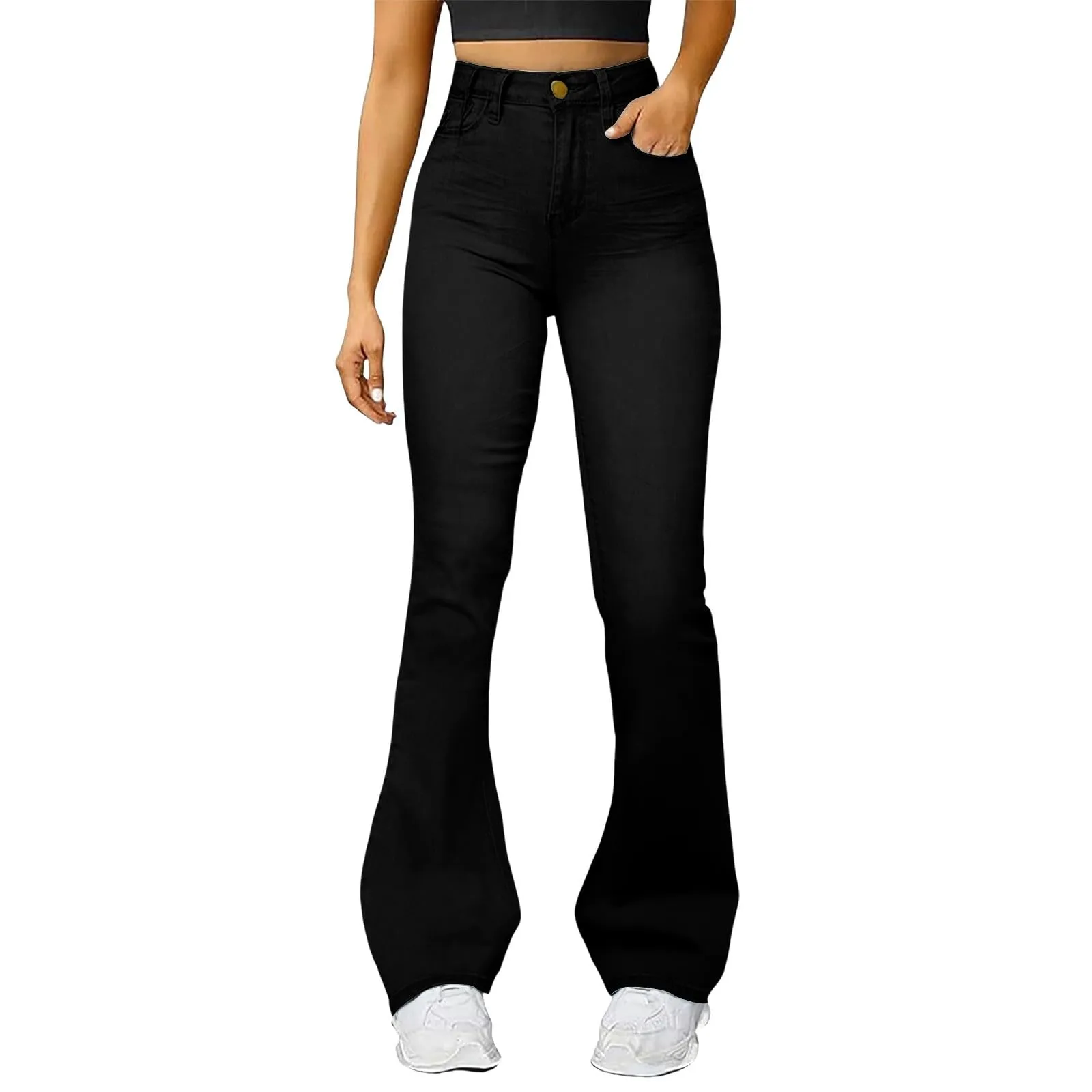 Generisch Jeans da Donna a Vita Alta: Denim, Comfort e Stile Y2K
