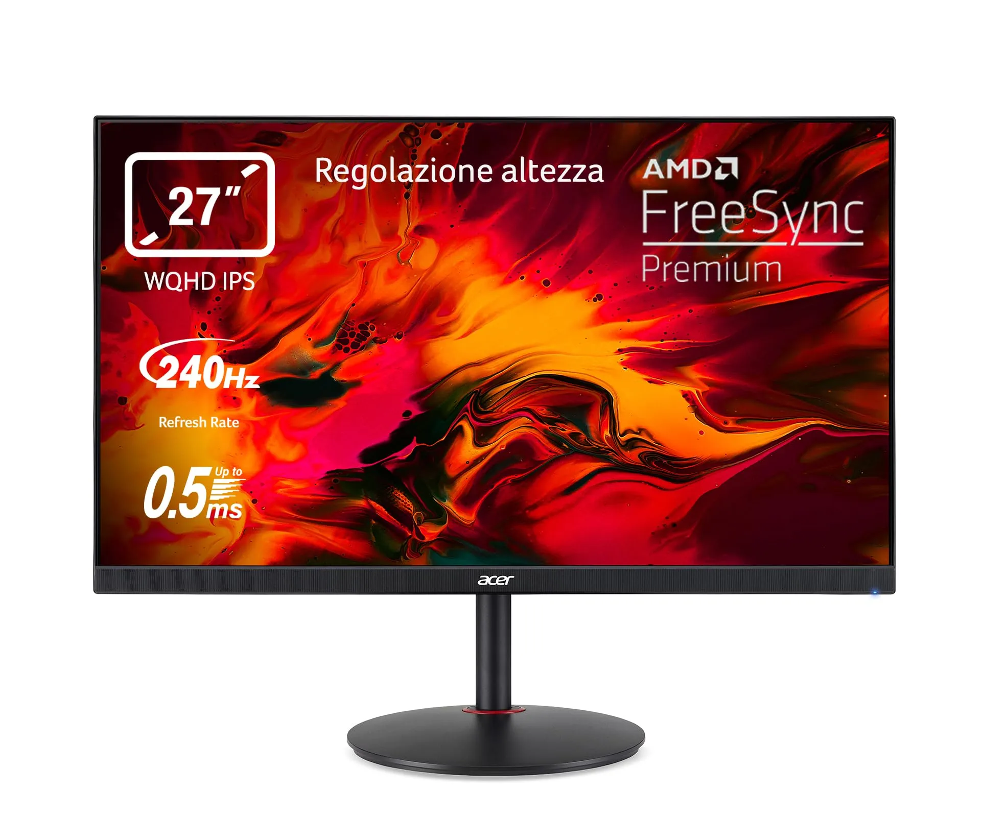 Acer Nitro XV272UW2bmiiprfx Monitor Gaming 27" WQHD 240Hz