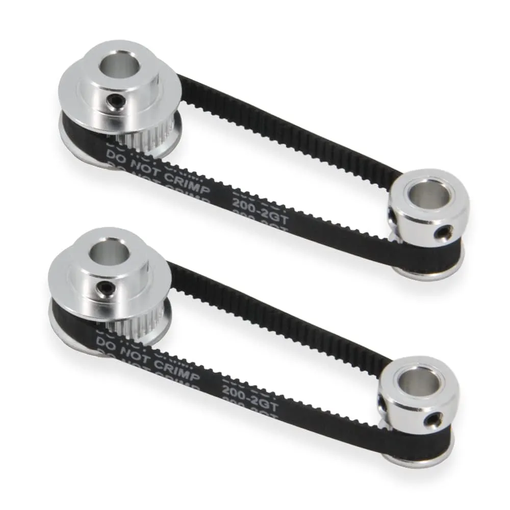 TUZUK Set Pulegge GT2 20/36 Denti con Cinghia - Trasmissione Precisa e Affidabile