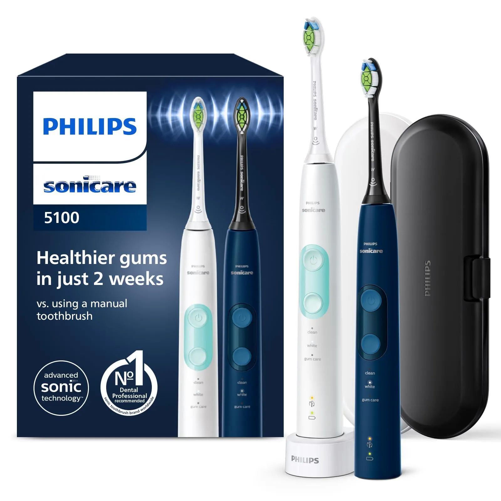 Philips Sonicare ProtectiveClean 5100 Spazzolino Elettrico Sonico