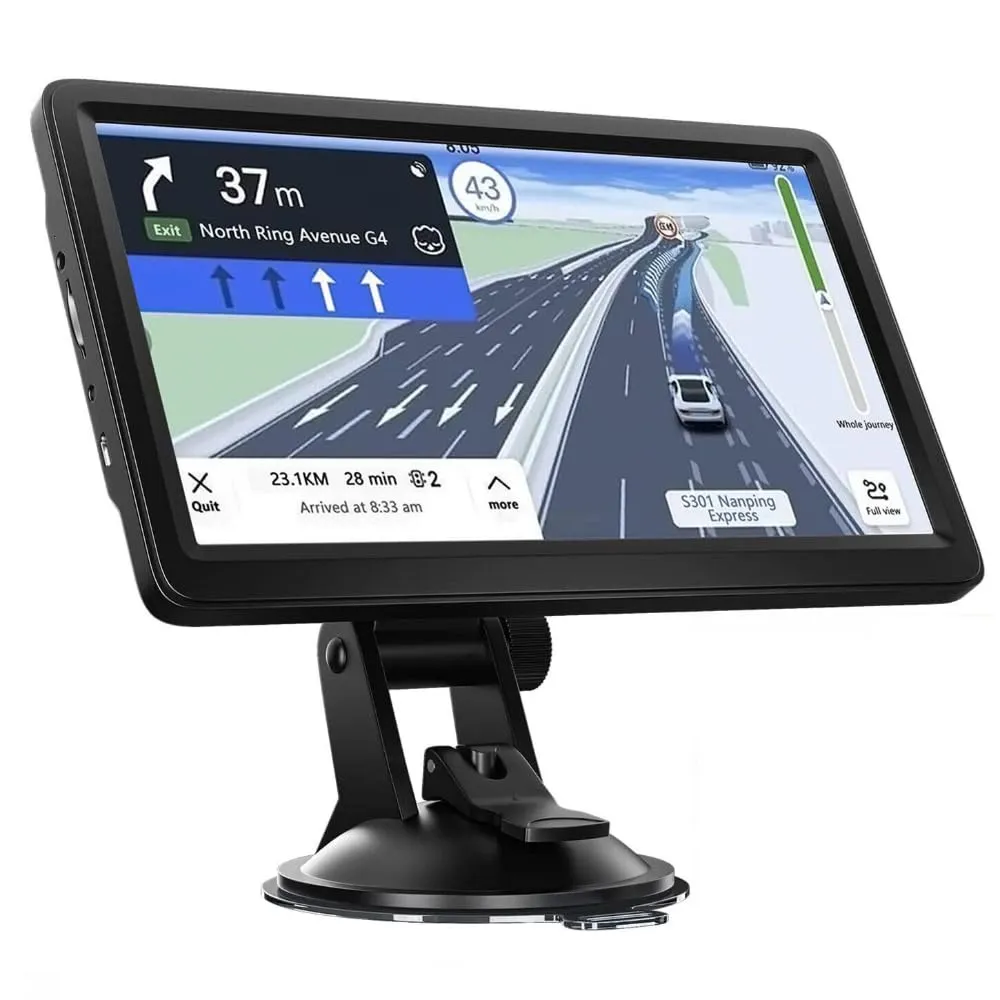 NEWFUN Navigatore GPS Camion/Auto 7 Pollici con Mappe Europa Aggiornabili a Vita