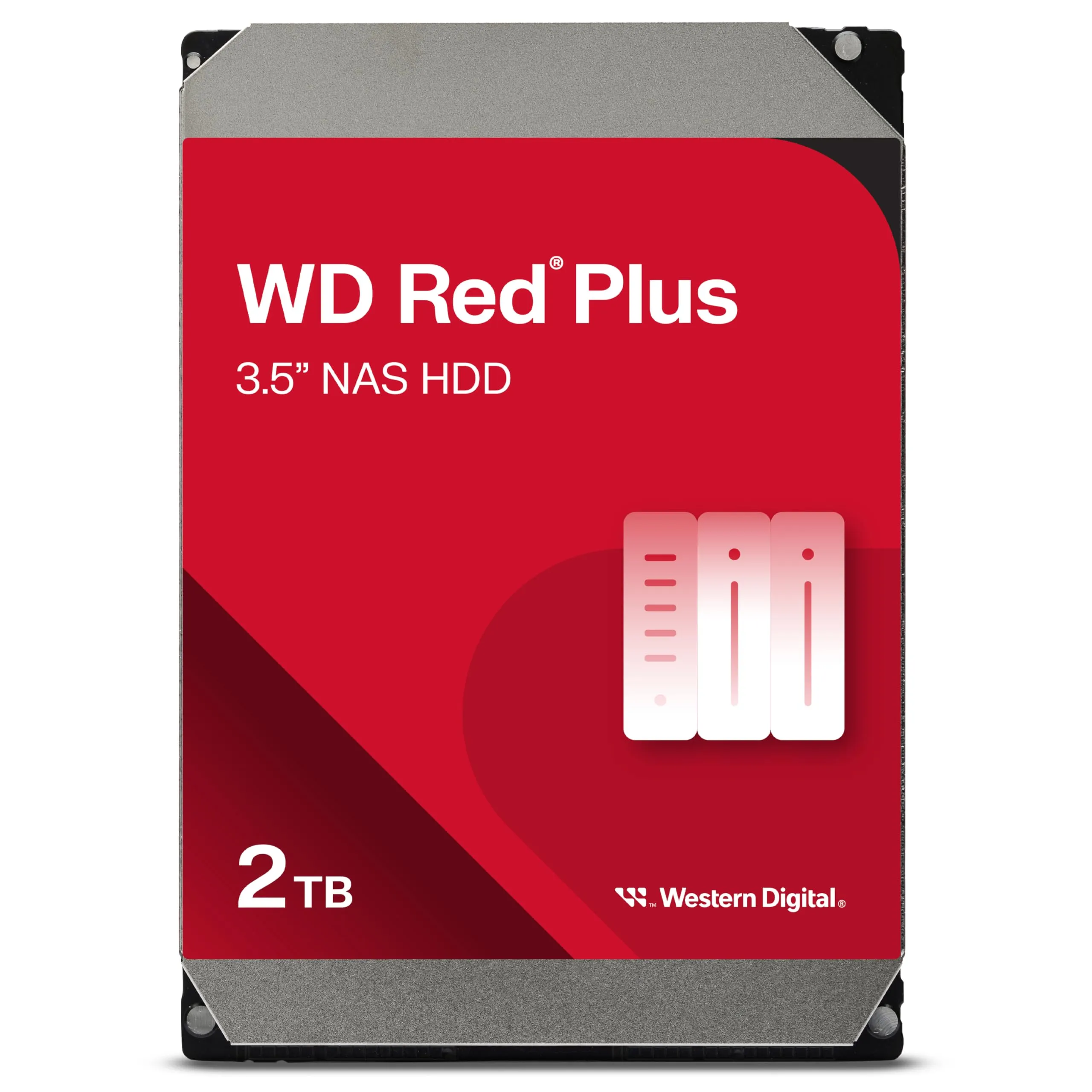 WD Red Plus 2TB Hard Disk NAS Interno