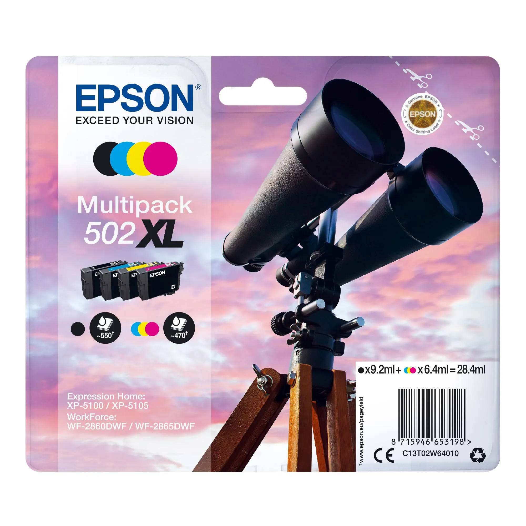 Epson C13T02W64010 - Cartuccia Nero Alta Capacità