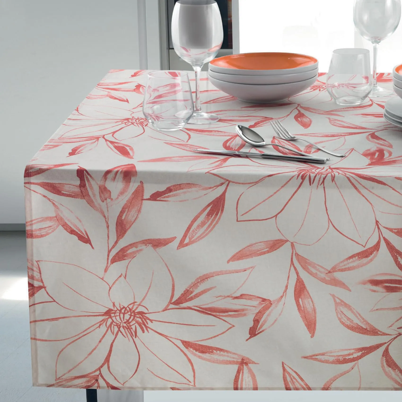 Vallesusa Tovaglia Calliope 12 Posti, Rosso