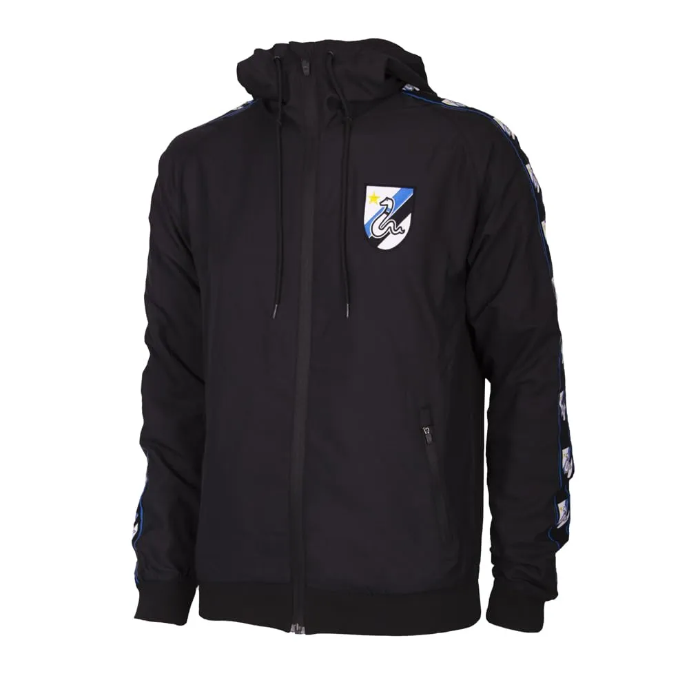Inter Taper Windbreaker, Giacca Antivento Unisex Adulto, Nero, XL