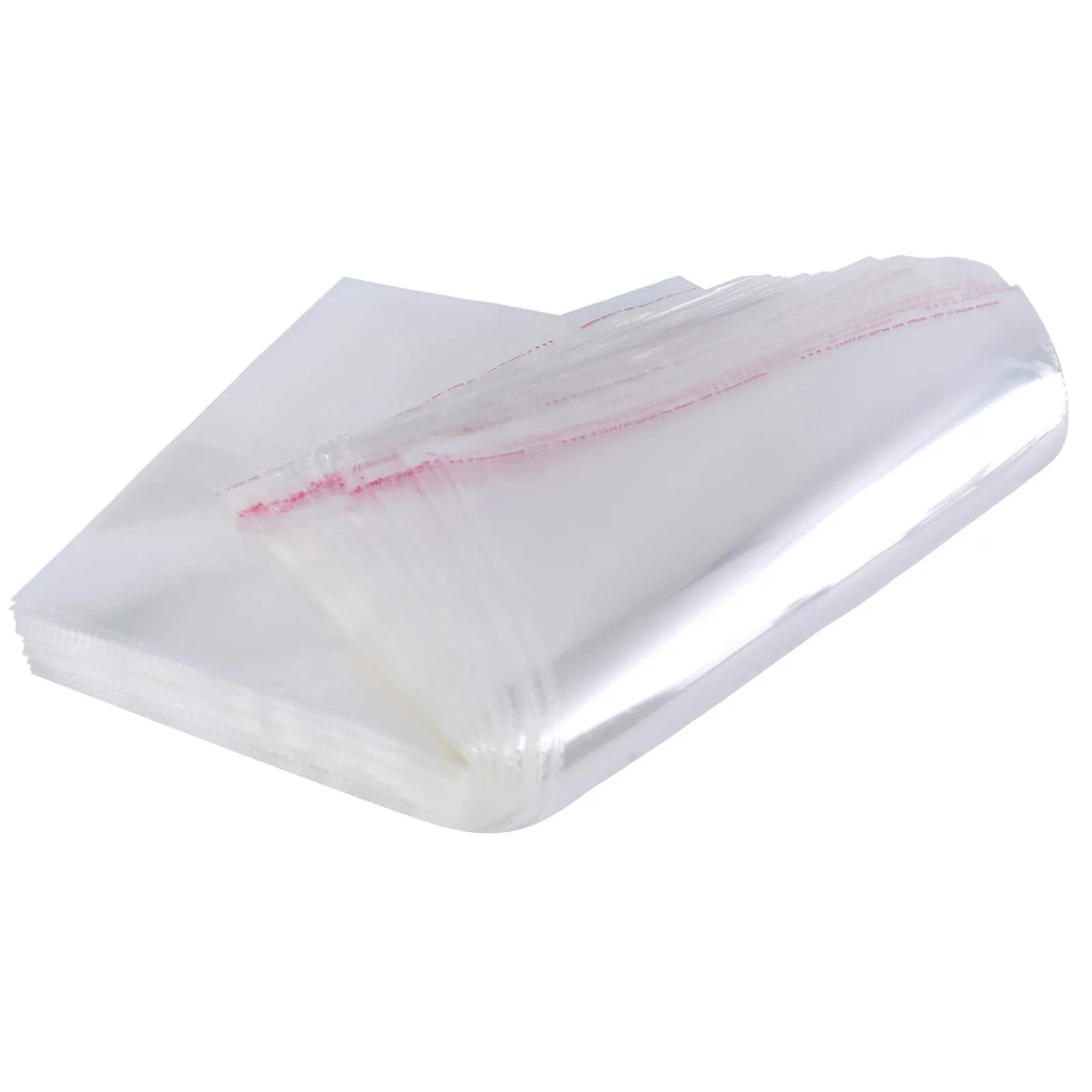 Alliebe - Sacchetti in plastica trasparente autosigillanti 30 x 40 cm - 100 pezzi