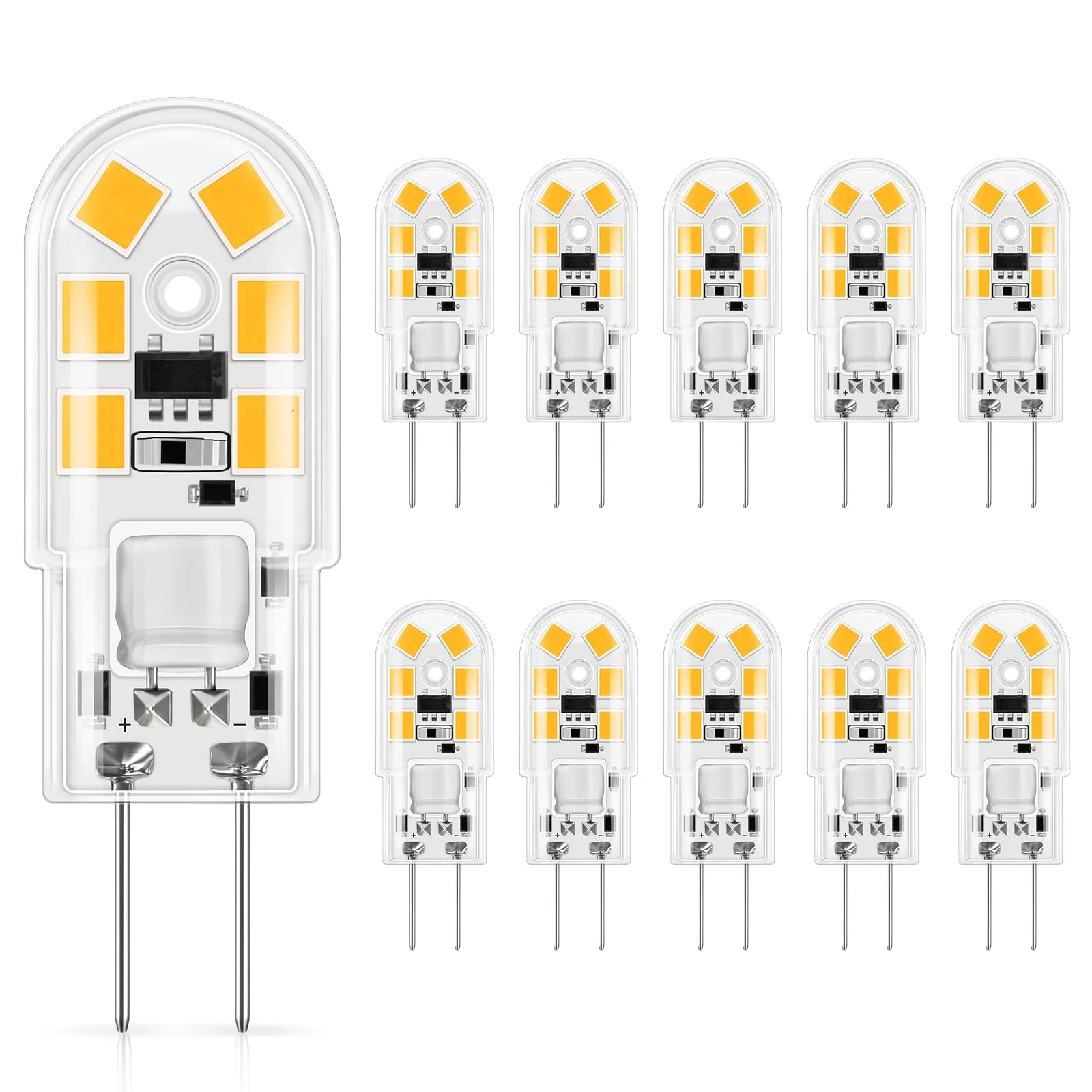 DiCUNO 10-Pack Lampadine G4 LED 1.5W