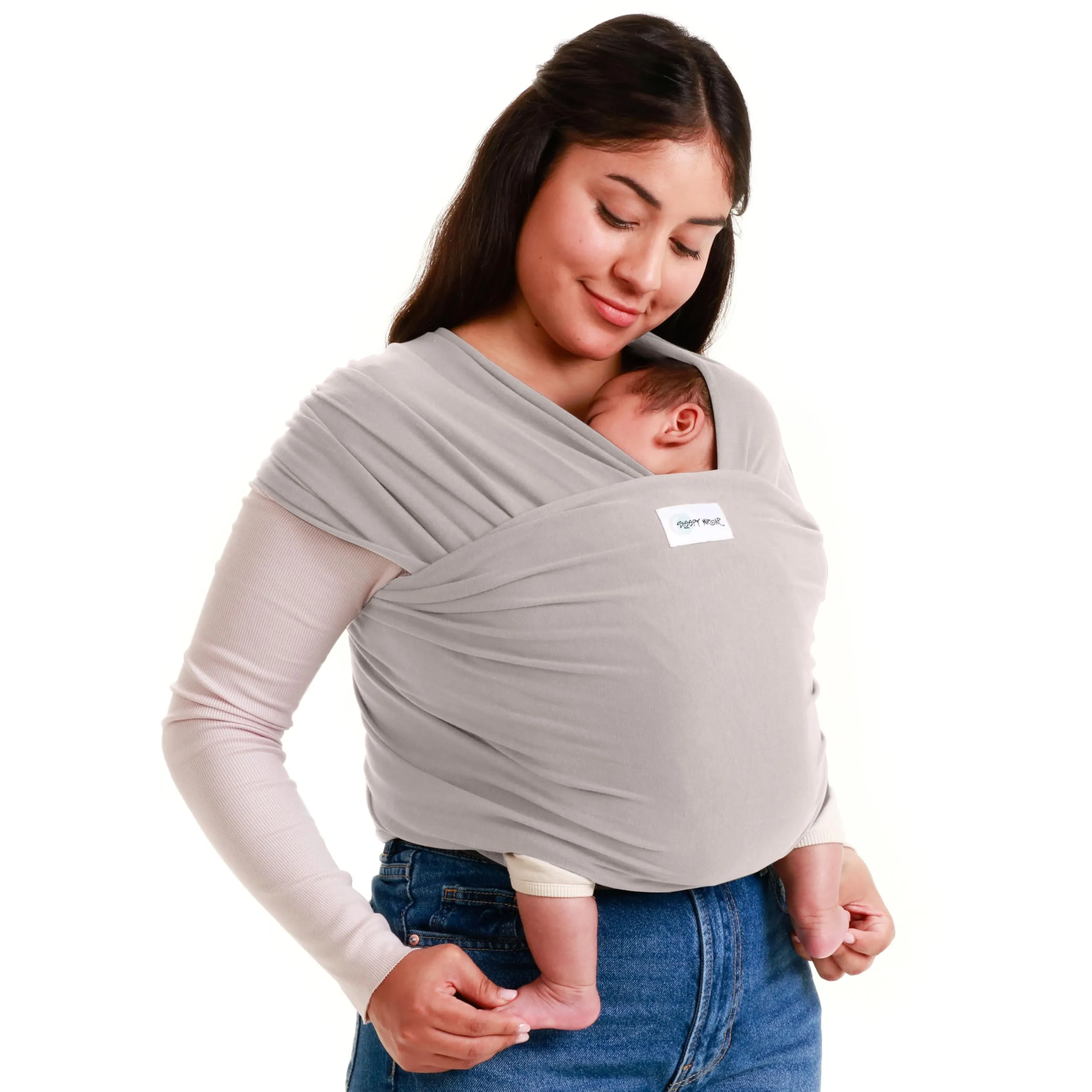 Sleepy Wrap Fascia Porta Bebè Grigio Chiaro