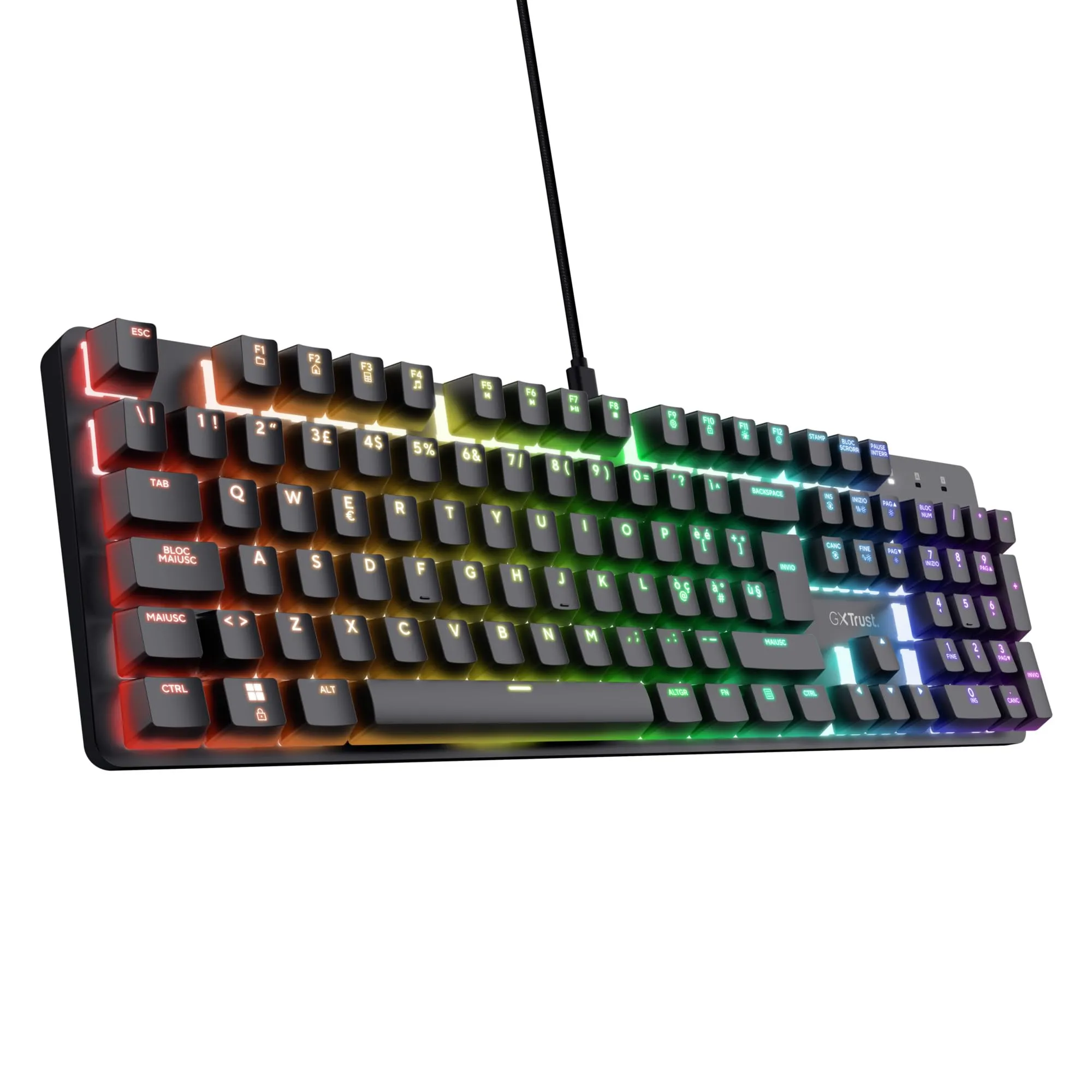 Trust Gaming GXT 871 Zora Tastiera Meccanica